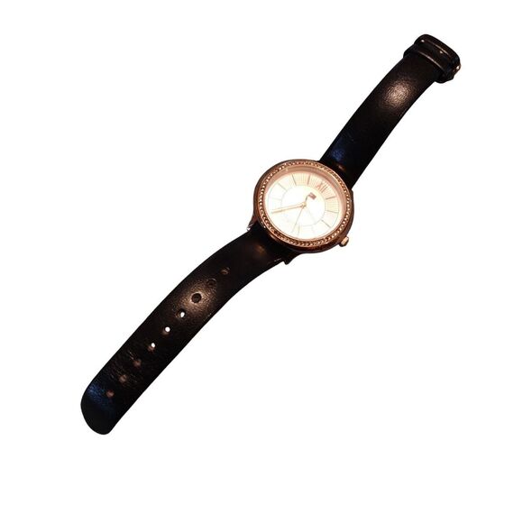 Tommy Hilfiger Rose Gold Bezel Watch 1781853 Leather Band 2016 NEW BATTERY NIB - Picture 8 of 16